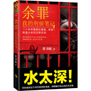 WY常书欣作品：余罪我的刑侦笔记1 张一山主演同名网剧影视剧黑锅侦探悬疑推理探案警匪小说书籍常书欣