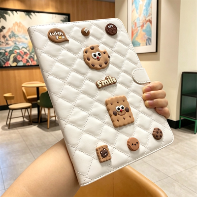 可爱立体卡通适用iPad10代10.9保护套ipd7/8/9第11代2025苹果Air45防摔Pro12.9硅胶10.2寸9.7软壳迷你a16皮套