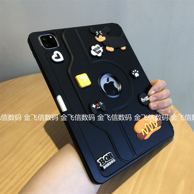 360旋转亚克力笔槽适用苹果iPad11代保护套10.9寸2025新款10.2平板pro11英寸第10代防弯air6硬壳mini7全包a16