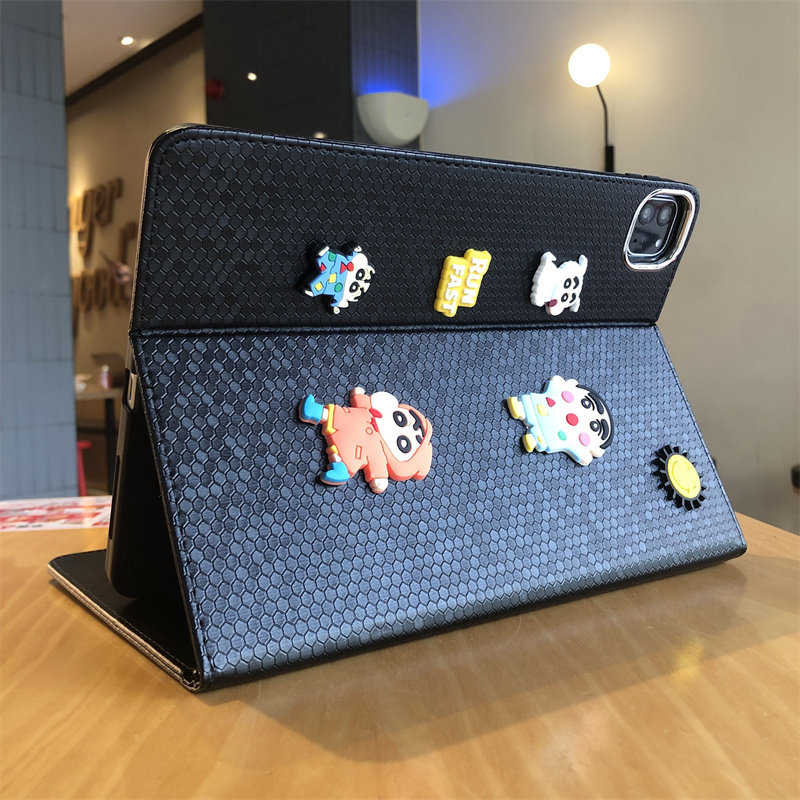 立体卡通小新适用2026新款苹果iPad11代保护皮套第10代10.9寸Air8书本Pro11硅胶10.2寸9.7软壳5可爱a16全包边