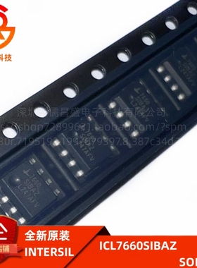 ICL7660SIBAZ 7660SIBAZ  贴片 封装SOP-8 开关稳压器转换器IC