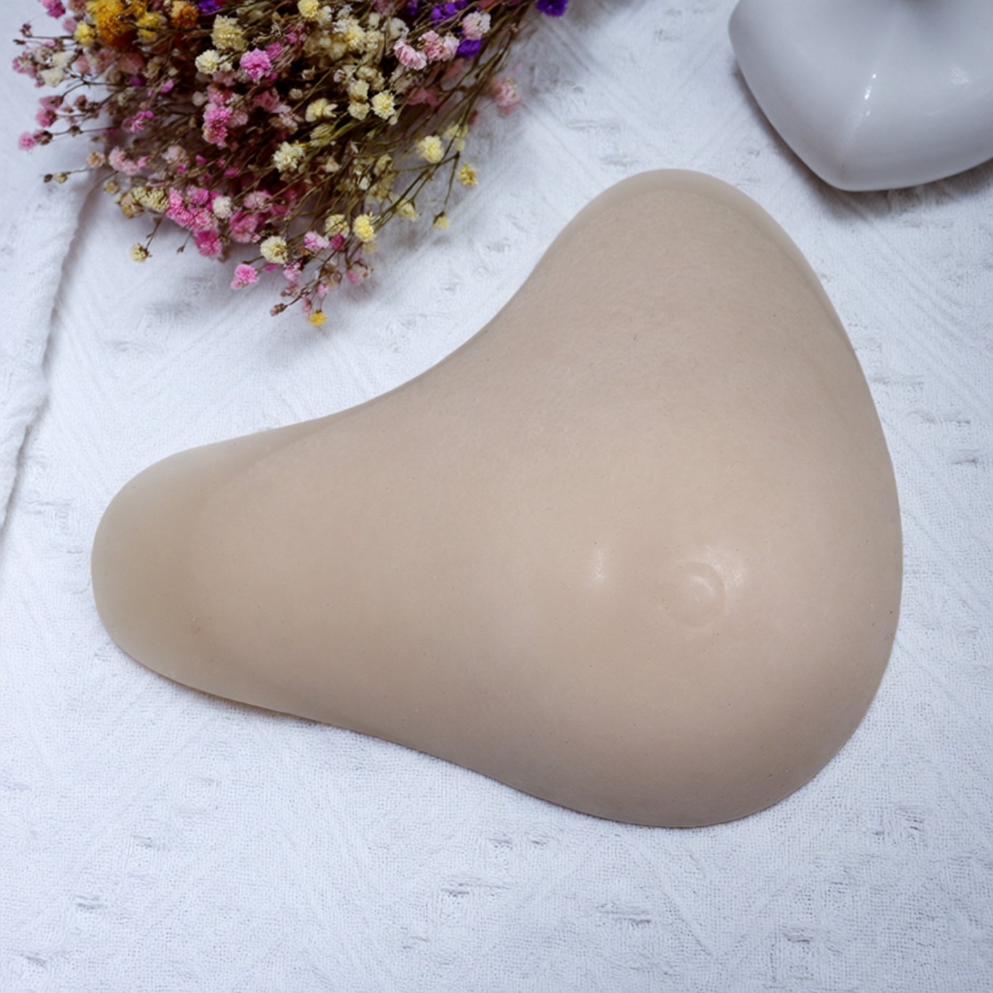 微孔硅胶义乳术后专用文胸钢圈轻便透气女假胸假乳房罩杯柔软逼真