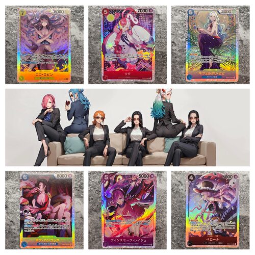 正版日版海贼王航海王全女收藏卡牌娜美女帝罗宾佩罗娜onepiece
