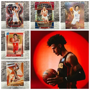 老鹰队杰伦约翰逊正版NBA篮球球星卡panini帕尼尼topps新秀RC包邮