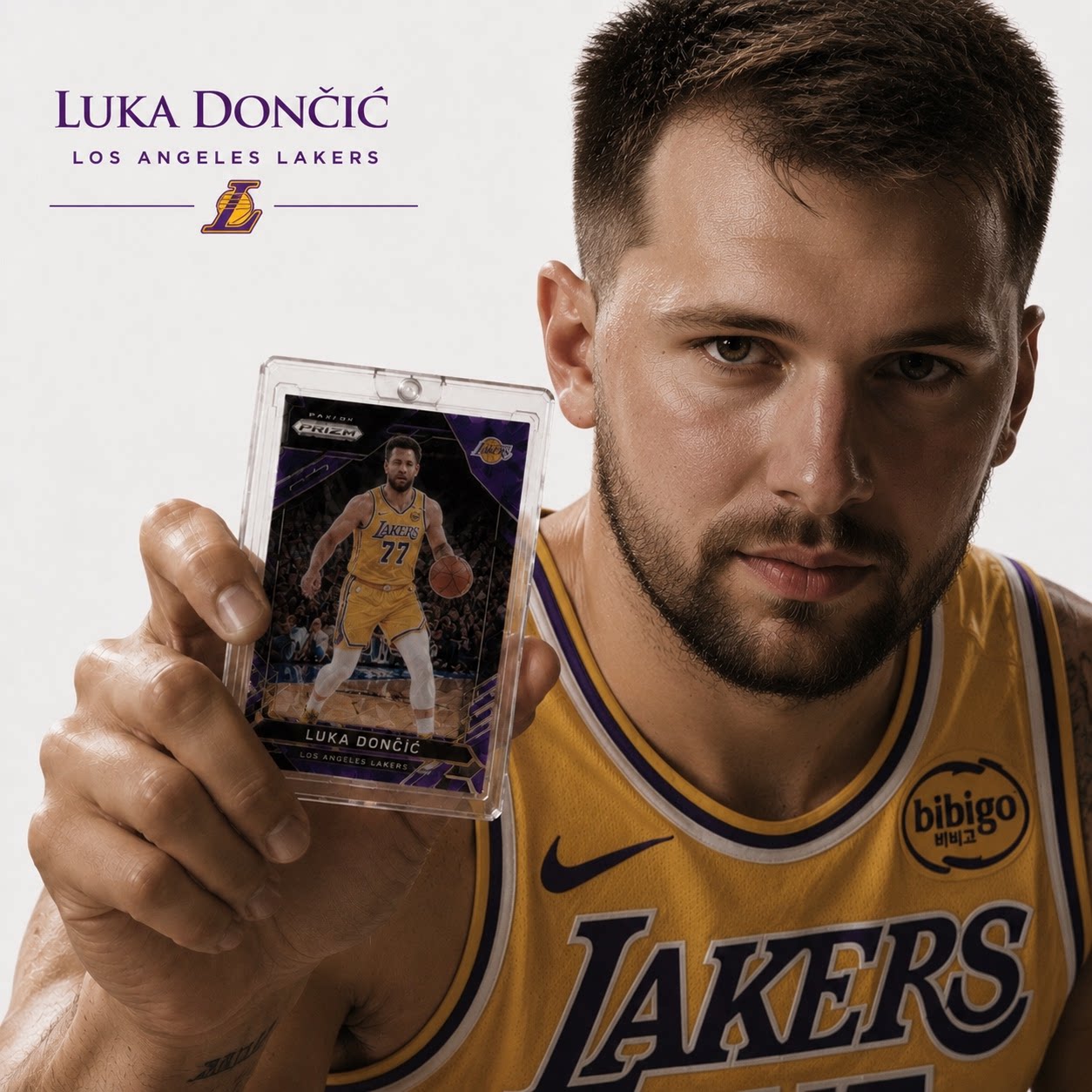 正版panini篮球球星卡湖人卢卡东契奇Luka Dončić77独行侠小牛图片