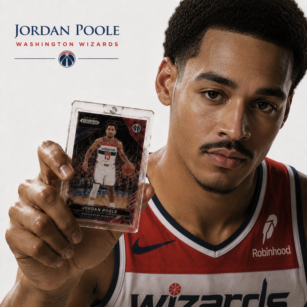 正版篮球NBA球星卡勇士JordanPoole奇才新秀RC乔丹普尔panini包邮图片