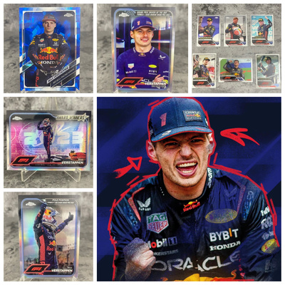 正版F1方程式赛车topps马克斯维斯塔潘世界冠军收藏级卡片包邮