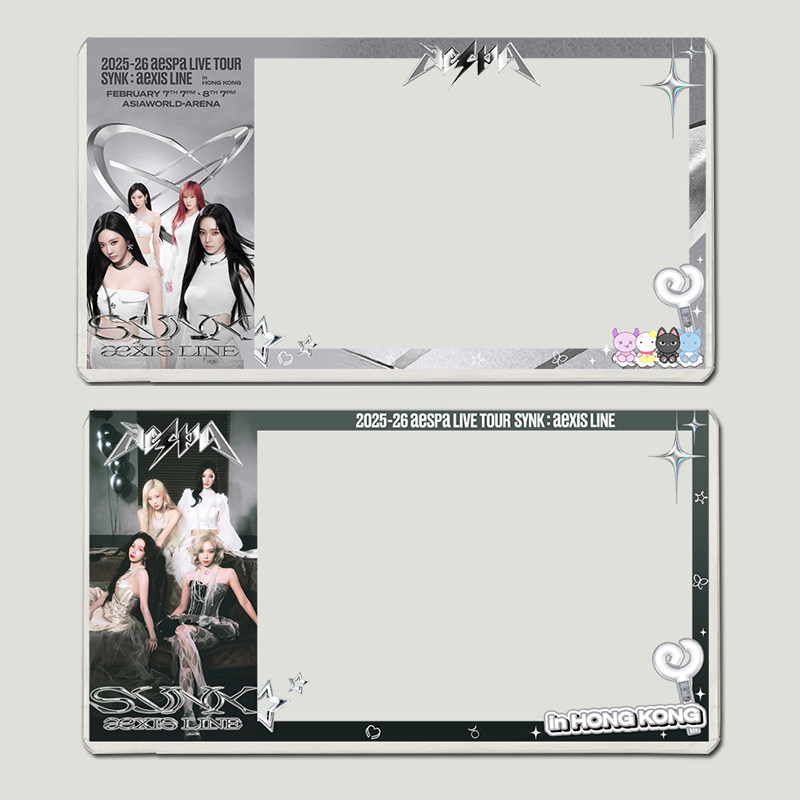 aespa香港澳门演唱会门票印刷覆膜硬卡套收纳物料应援票夹纪念,模玩/动漫/周边/娃圈三坑/桌游,文化/体育周边,淘宝优惠券,粉丝福利购,淘宝优惠卷