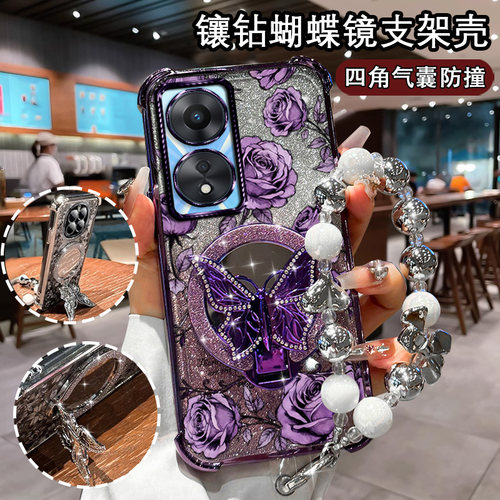 适用oppoA58x手机壳高级闪粉时尚