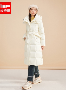 IEF/爱依服2024冬季新款羽绒长外套5328A-DZ31127-