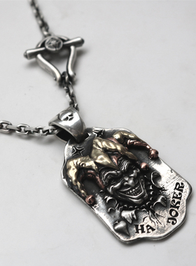 小众匠艺原创纯银牌子定制吊坠