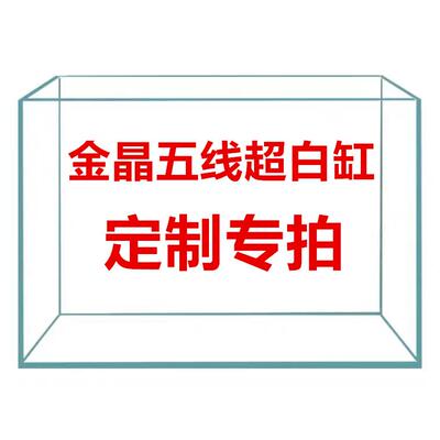 定制专拍金晶五线超白缸溪流缸方缸矮缸水族造景泰狮兰寿生态缸
