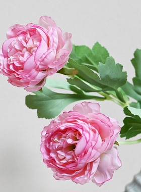 露莲轻奢桌面仿真花束摆件
