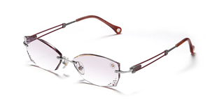 法依笛眼镜F 舒适奢华美观钻石切边工艺钛架柔韧舒适超韧镜片 723