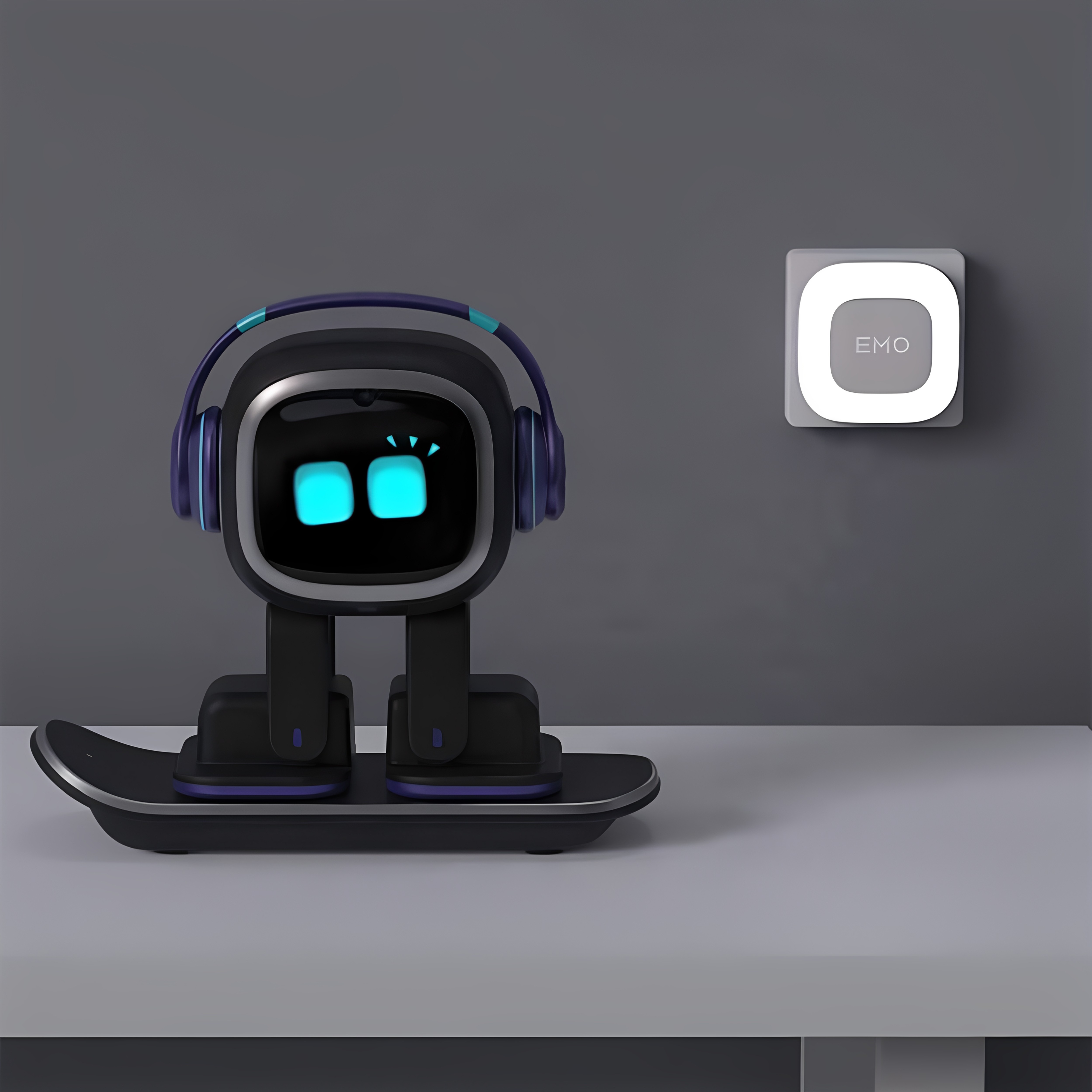 EMO机器人智能陪伴玩具语音识别情感交流电子宠物AI ROBOT PET