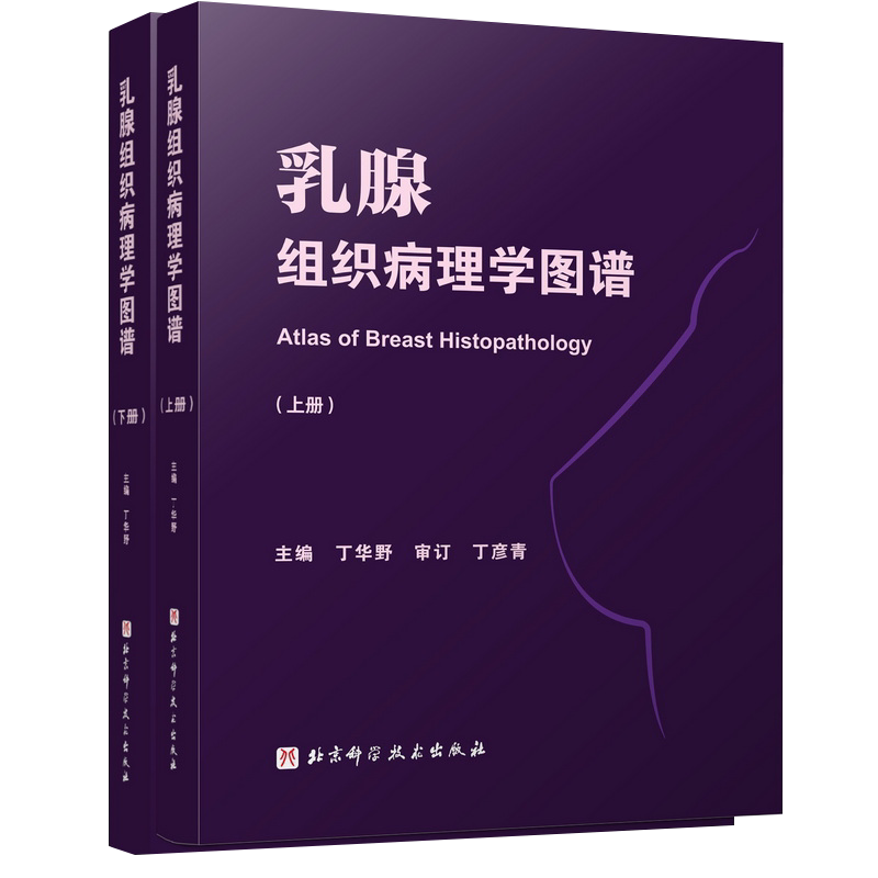 乳腺组织病理学图谱 上下2册 丁华野 病理诊断鉴别病例图片临床刘彤华肿瘤学癌症病理学图谱书籍 北京科学技术出版社9787571429157