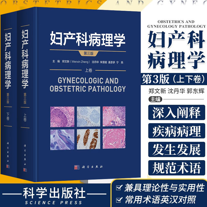 正版新版 妇产科病理学 第2二版 郑文新 沈丹华 郭东辉 女性生殖疾病病理学WHO肿瘤分类宫颈腺癌癌症妇产科学诊断手术妇科参考书籍