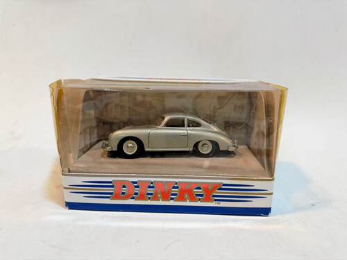 Dinky DY-25 1958 保时捷 356A Coupe 银色火柴盒压铸模型汽车