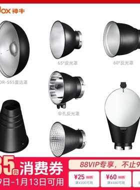 【神牛原装】神牛RFT-13反光罩RFT-19标准罩 斜口罩 雷达罩 束光筒 保荣卡口光效附件 蜂巢蜂窝摄影附件原厂