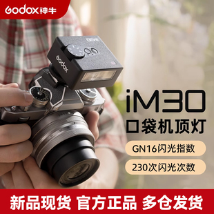 松下专用 G100 IM20 神牛iM30 22迷你复古闪光灯通用热靴机顶灯适用于松下gx9 g9m2 g95d