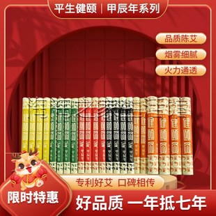 健颐甲辰艾条葫芦专用艾条8缸8针专属气能灸四色艾条红标艾3.0艾