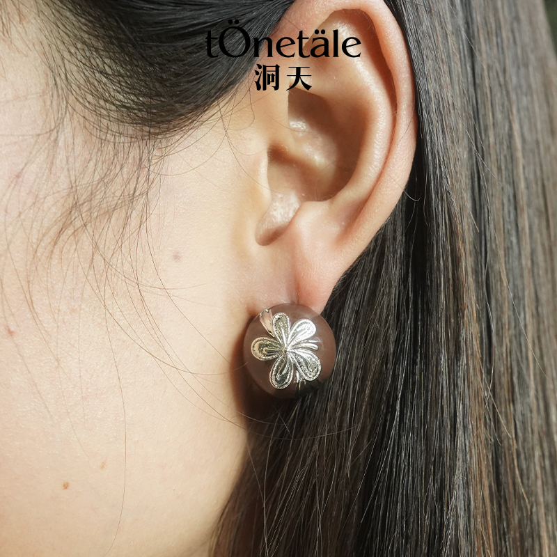 TONE&TALE原创设计Hesper耳钉女耳饰精致百搭小众设计感高级感