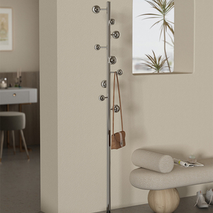 简约ins落地衣帽架卧室隔夜收纳放衣服架子家用轻奢高级感挂衣架