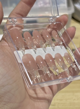 裸色透明爪尖中长款狼爪猫爪狐妖cos情趣性感低调个性穿戴甲