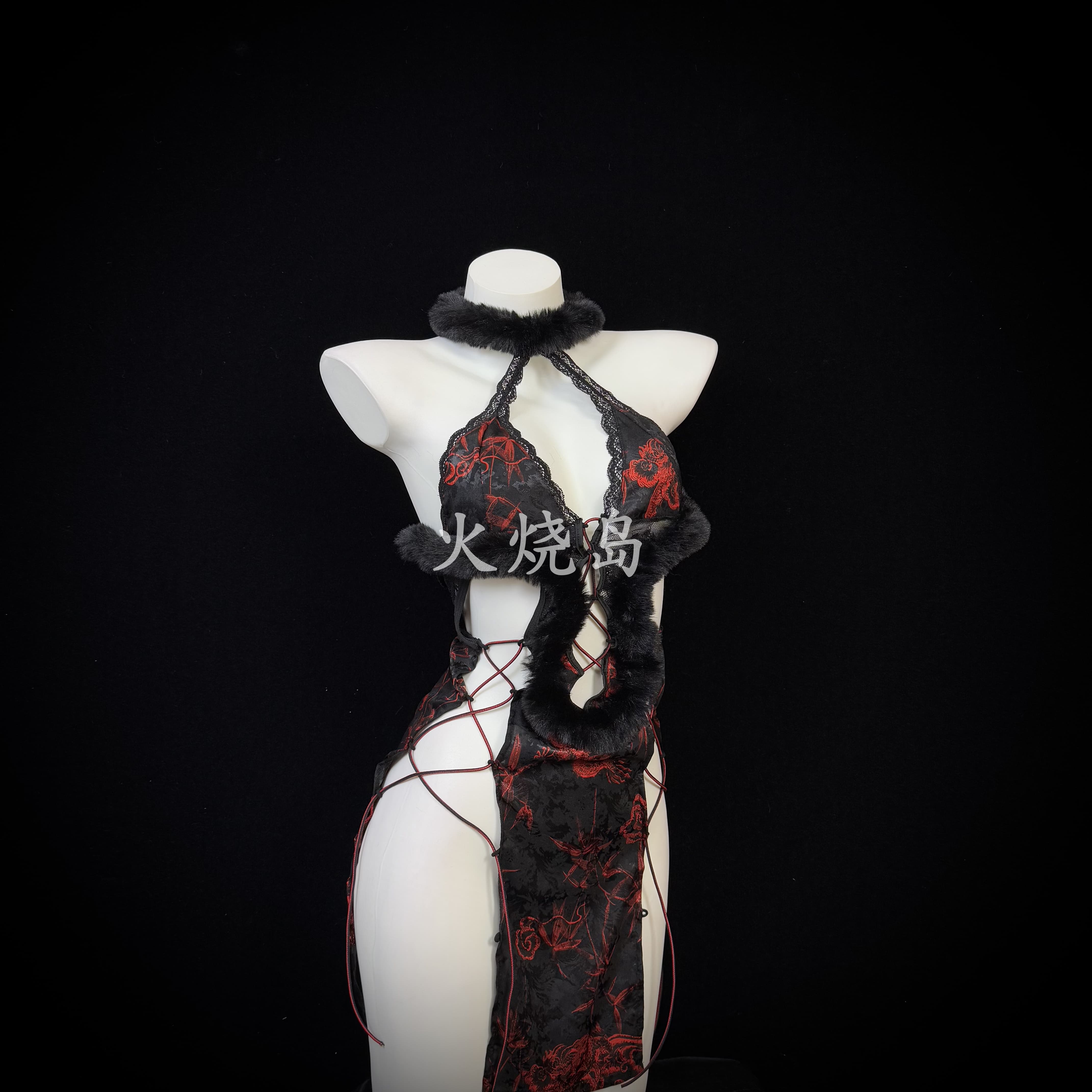 性感龙炎魅影*蕾丝御姐风旗袍