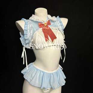 火烧岛 性感内衣可爱兔兔套装