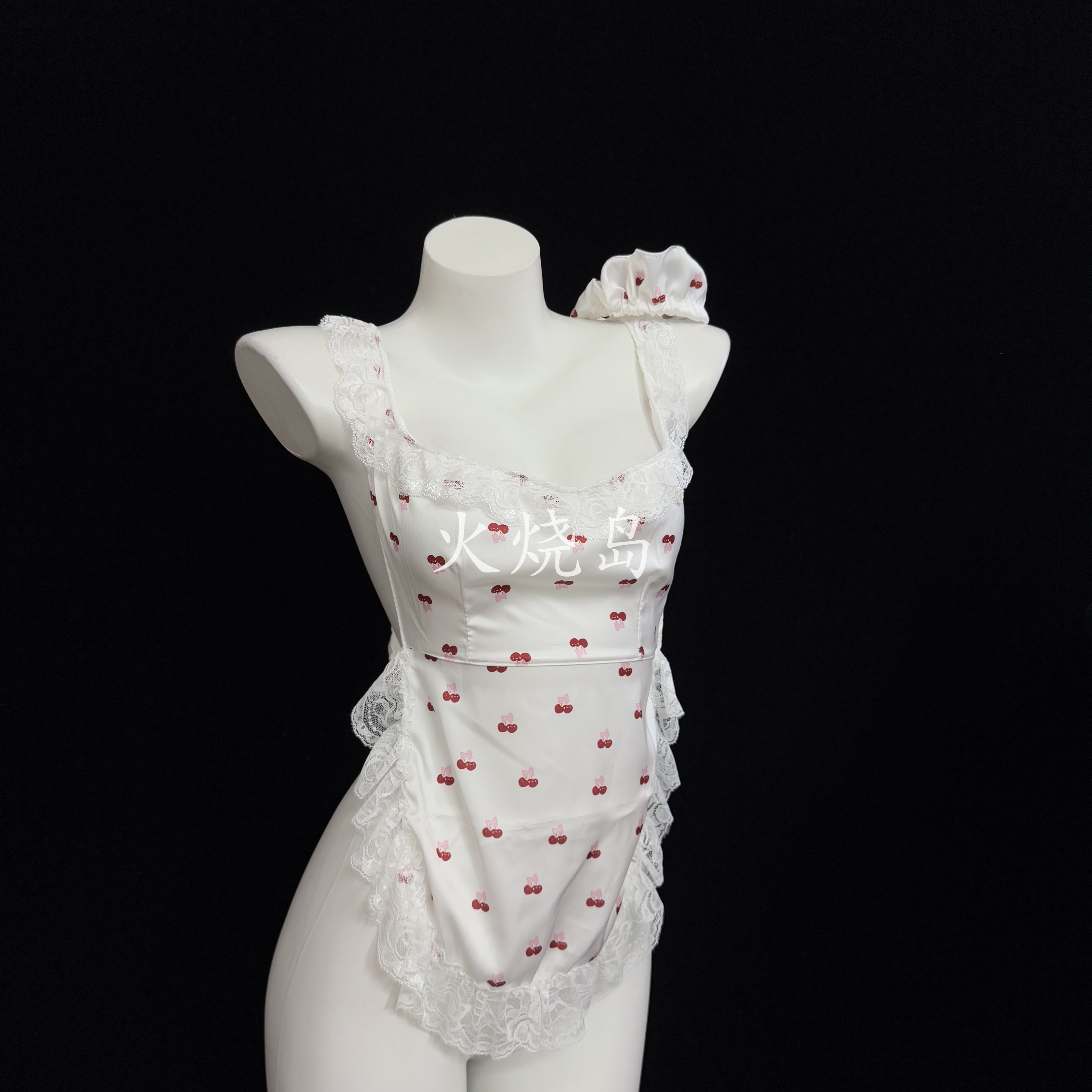 性感纯欲风蕾丝花边围裙