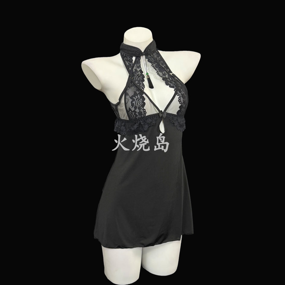 性感纯欲御姐风旗袍套装