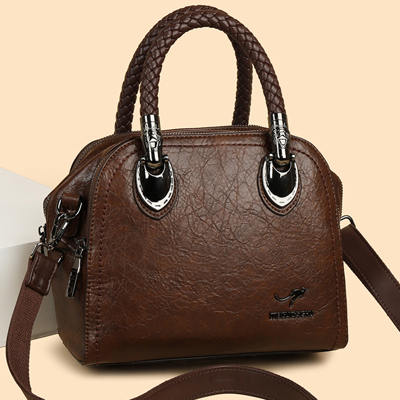 品牌牛皮女包真皮女包