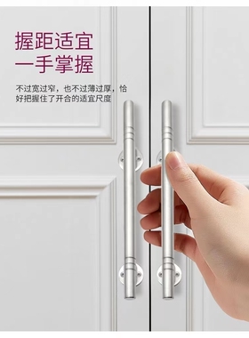 亿固/ECREW135#不锈钢明装拉把手商店铺玻璃钢铁木大门用厂家直销