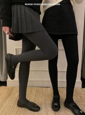 秋冬叠穿神器无痕亲肤 3D高弹力石墨烯保暖四色打底裤