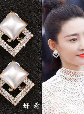 热卖法式珍珠耳环女2025新款爆款s999纯银耳钉轻奢气质高级感耳饰