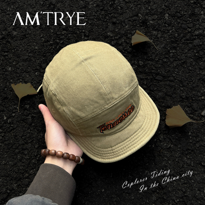 小众设计短檐潮流大头围鸭舌帽男