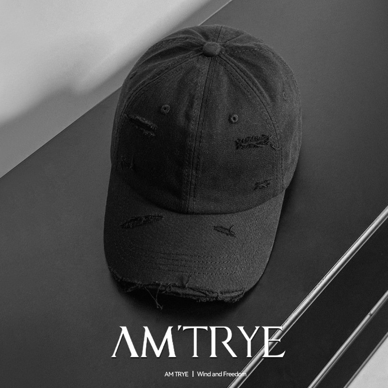 AMTRYE潮牌破洞棒球帽男女加深顶图片