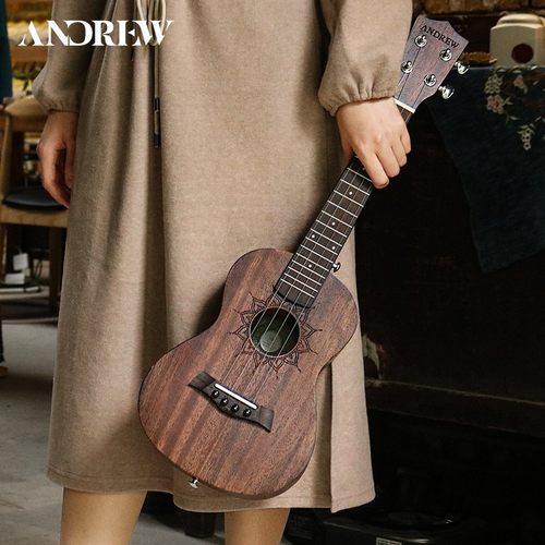安德鲁尤克里里女生男初学者儿童23寸入门单板进阶小吉他乌克丽丽