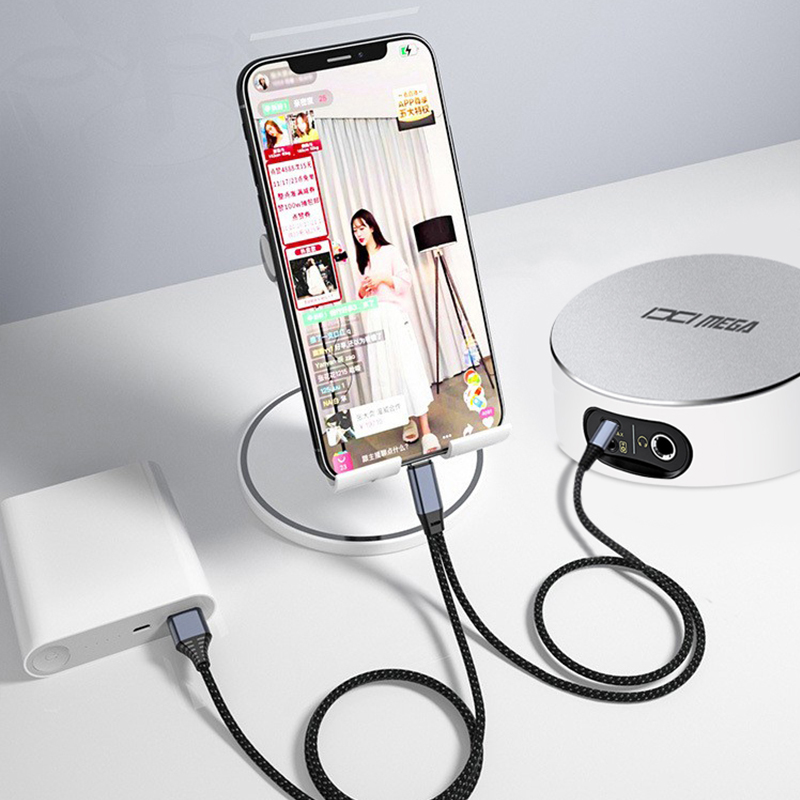 M2PLUSM8PLUSII声卡定制typec安卓苹果OTG线传输声卡手机连接直播