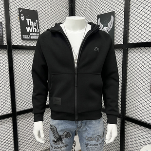 连帽卫衣开衫 夹克印花运动休闲秋冬重磅上衣潮流百搭 外套拉链新款