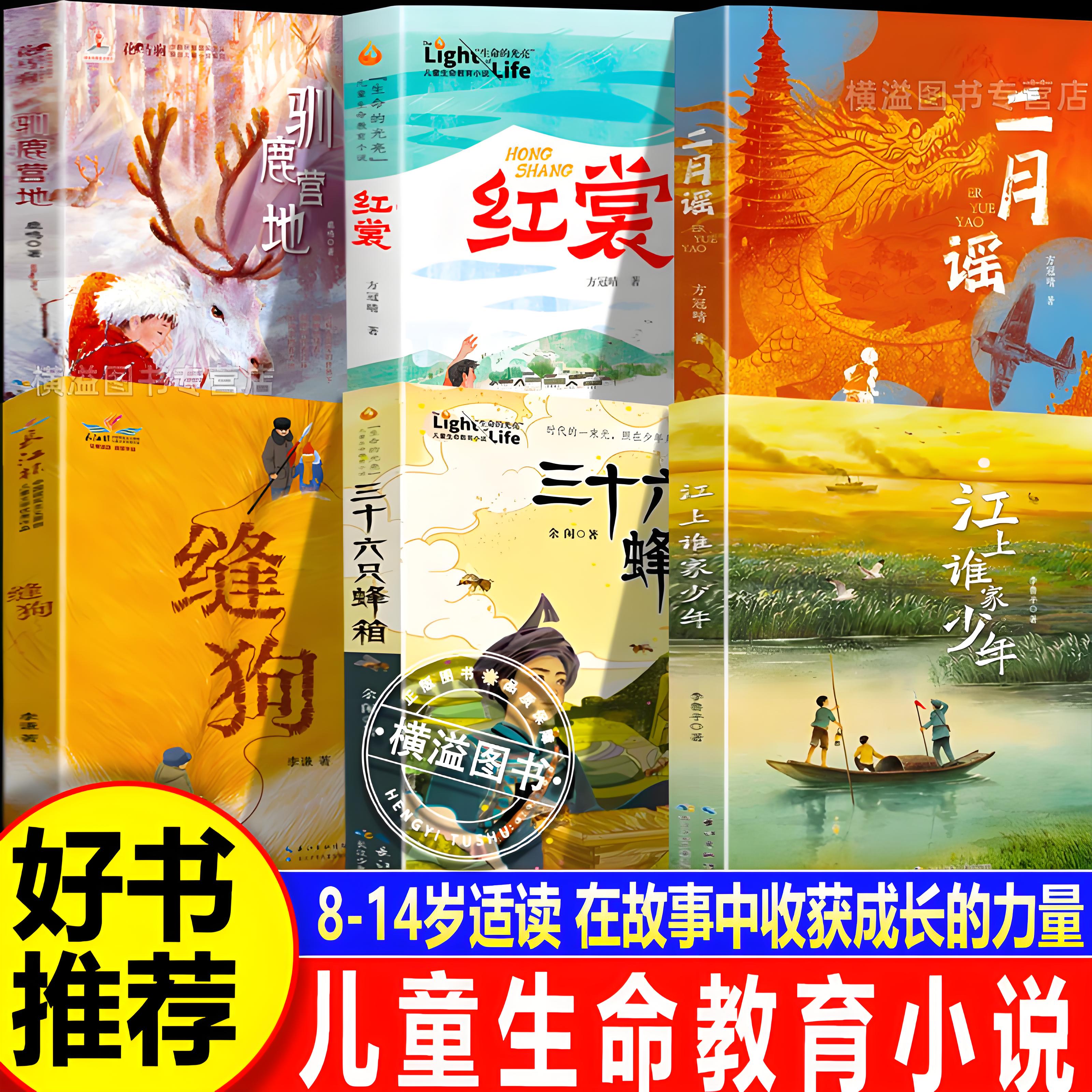 江上谁家少年+三十六只蜂箱+二月谣+缝狗+驯鹿营地 6-15岁儿童文学中国好书正版书籍推荐在阅读中启迪成长长江少年儿童出版社