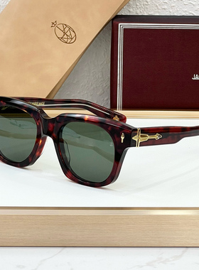 JMM SANTA FE8.0厚料绿松石雄鹰徽标手工太阳镜男女防紫外线墨镜