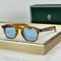 Caramel Color Transparent Frame Blue Mirror