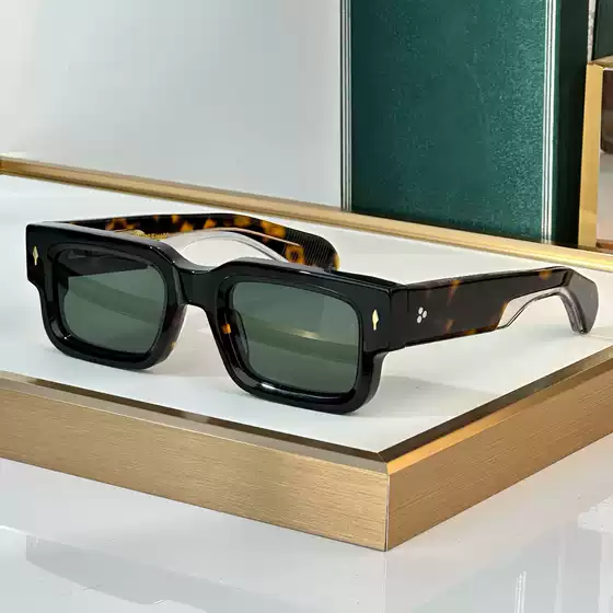 Jmm Ascari Thickeneded Plate Photochromic Square Frame Sunglasses for Men and Women, Unisex Style, Anti-Uv Sunglasses