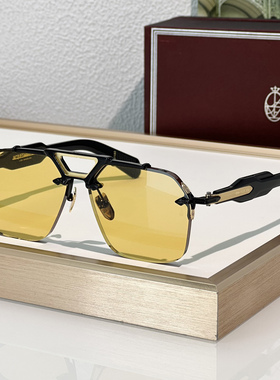 跨境JACQUES JMM SILVERTON纯钛半框太阳镜男女款防紫外线墨镜