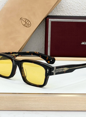 日本手工JMM KIRWIN绿松石暗金雷鸟黄铜箭头方形太阳镜男女墨镜