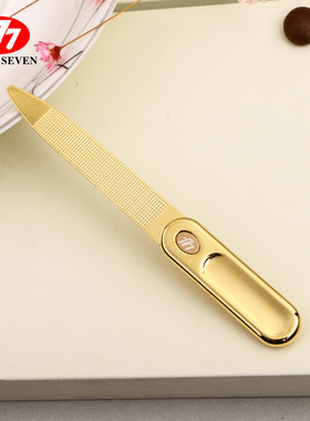 THREE SEVEN/777手指甲锉刀 韩国抛光修型磨甲器美甲工具打磨条