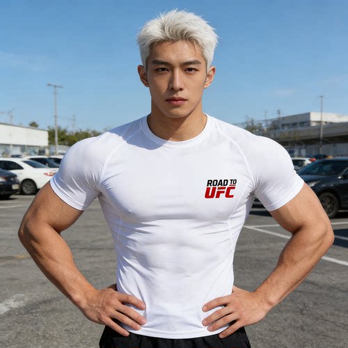 小标精英之路速干紧身运动T恤
