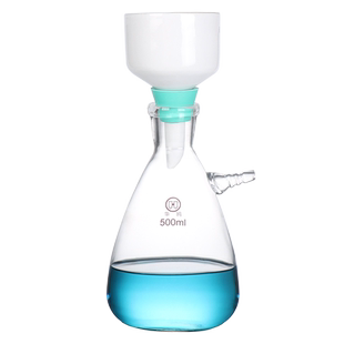 布氏漏斗抽滤装置实验室上嘴抽滤瓶真空过滤装置125/250/500/1000/2500ml溶剂过滤器5/10/15L陶瓷抽滤瓶套装